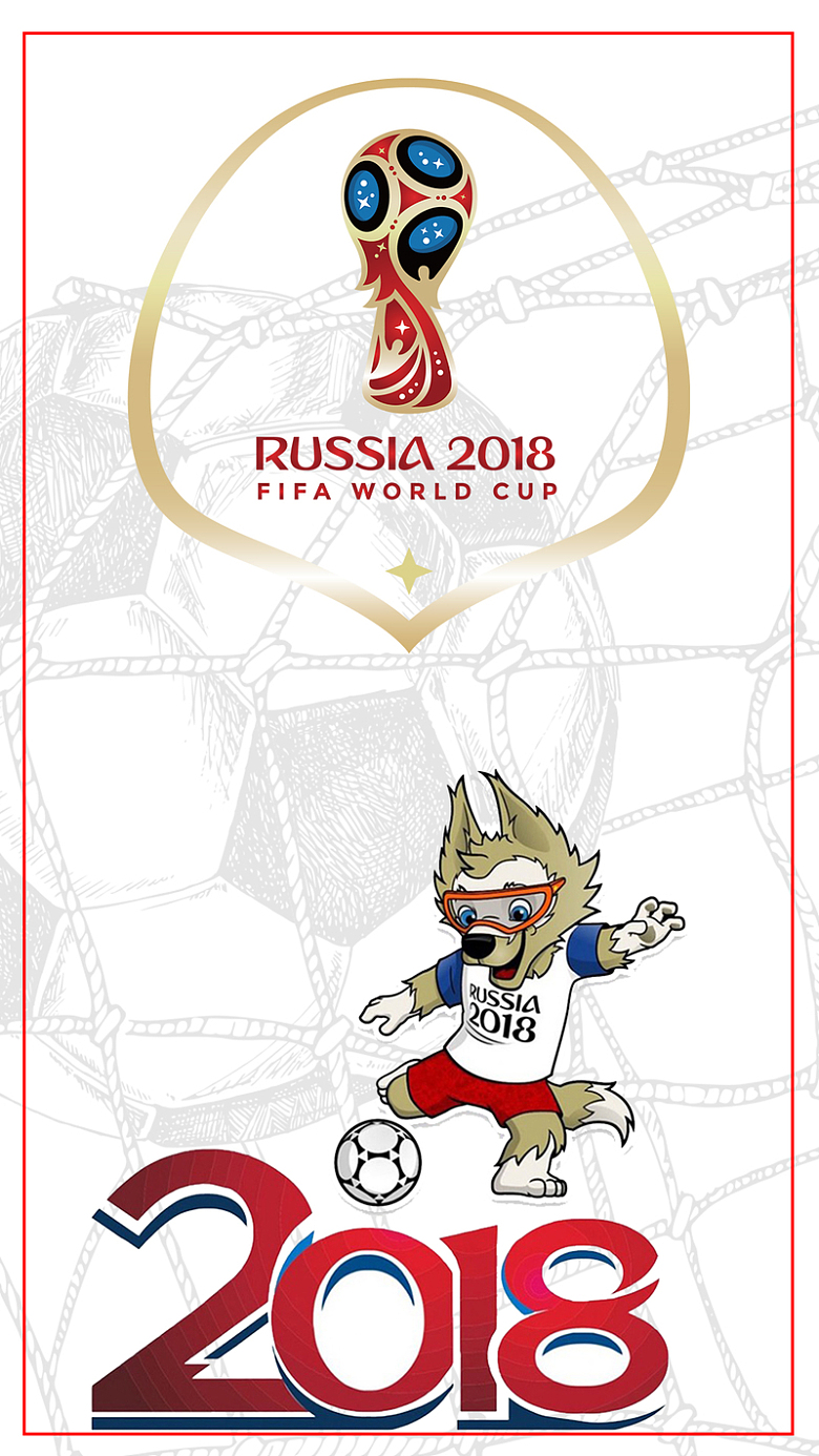 2018世界杯激情手机海报背景图