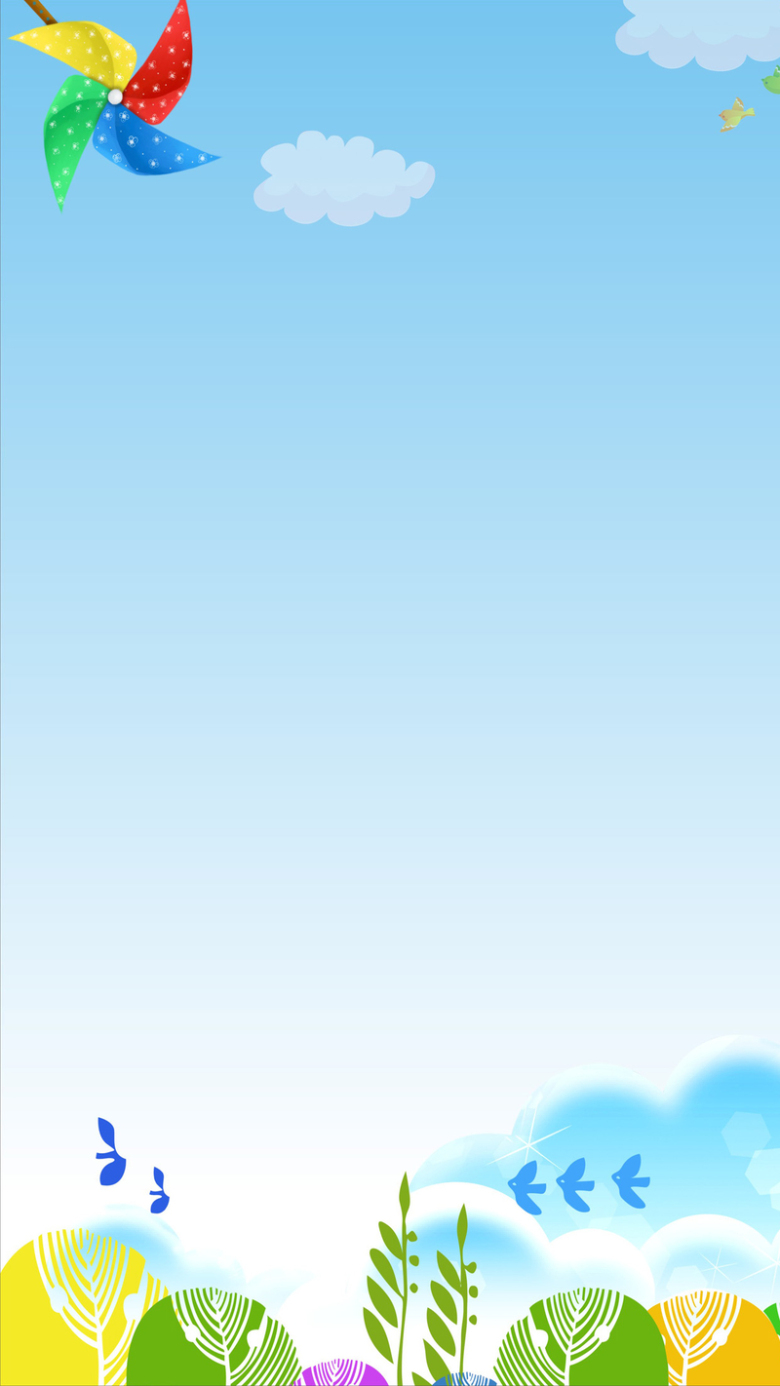 清新卡通元素h5背景免抠素材免费下载_觅元素51yuansu.com