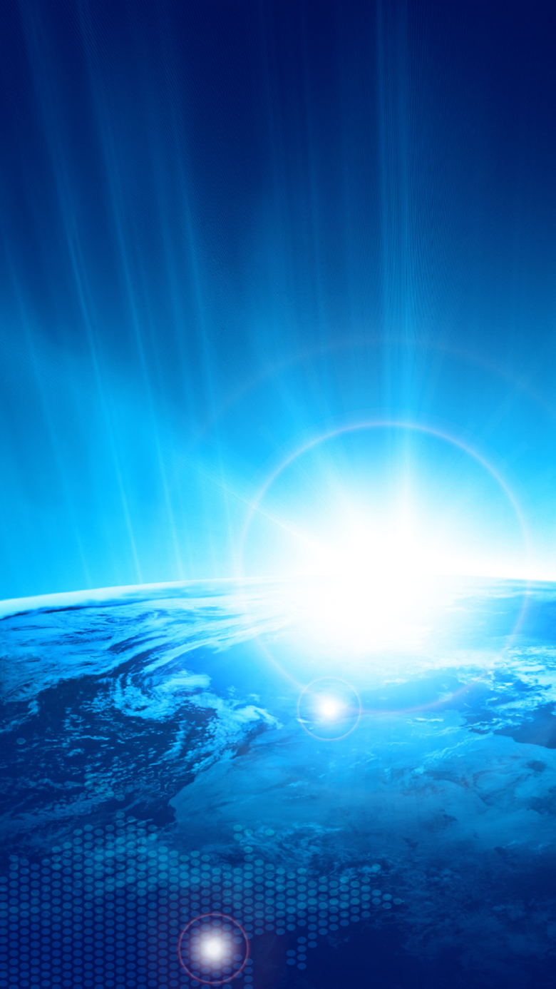 蓝色地球h5背景