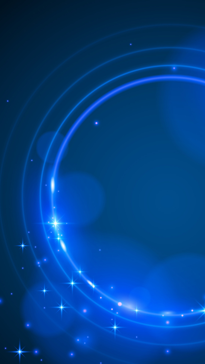 蓝色光点h5背景免抠素材免费下载_觅元素51yuansu.com