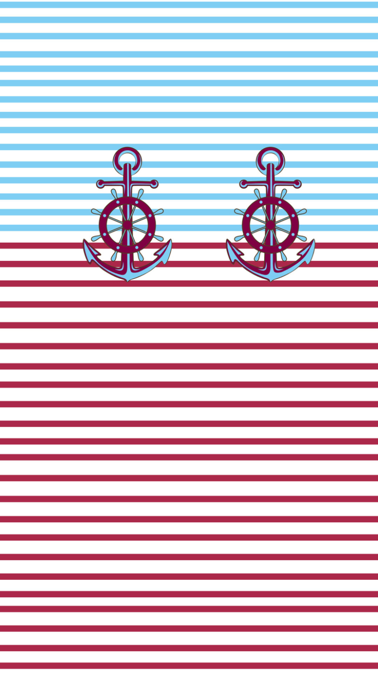 海军风扁平形状背景