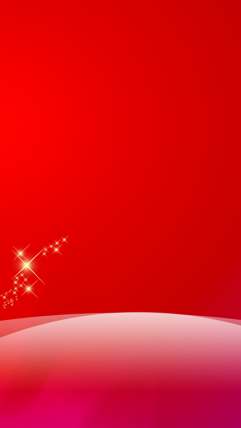 红色简约psd分层h5背景素材