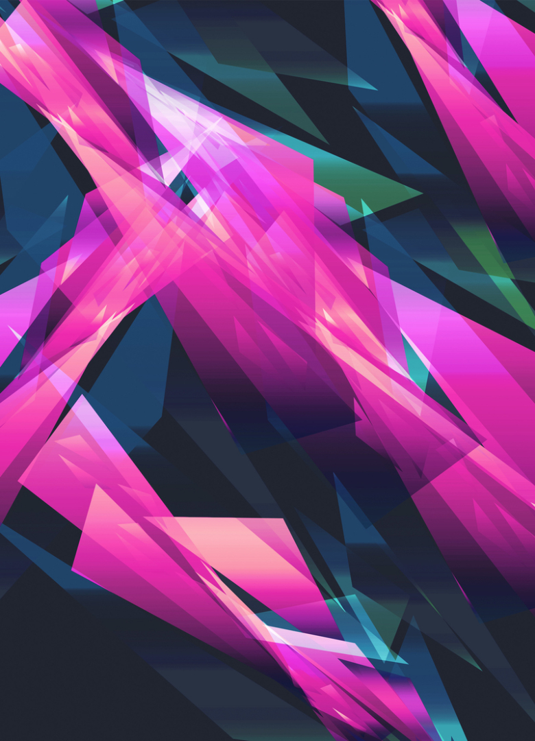 彩色菱形扁平炫光背景素材