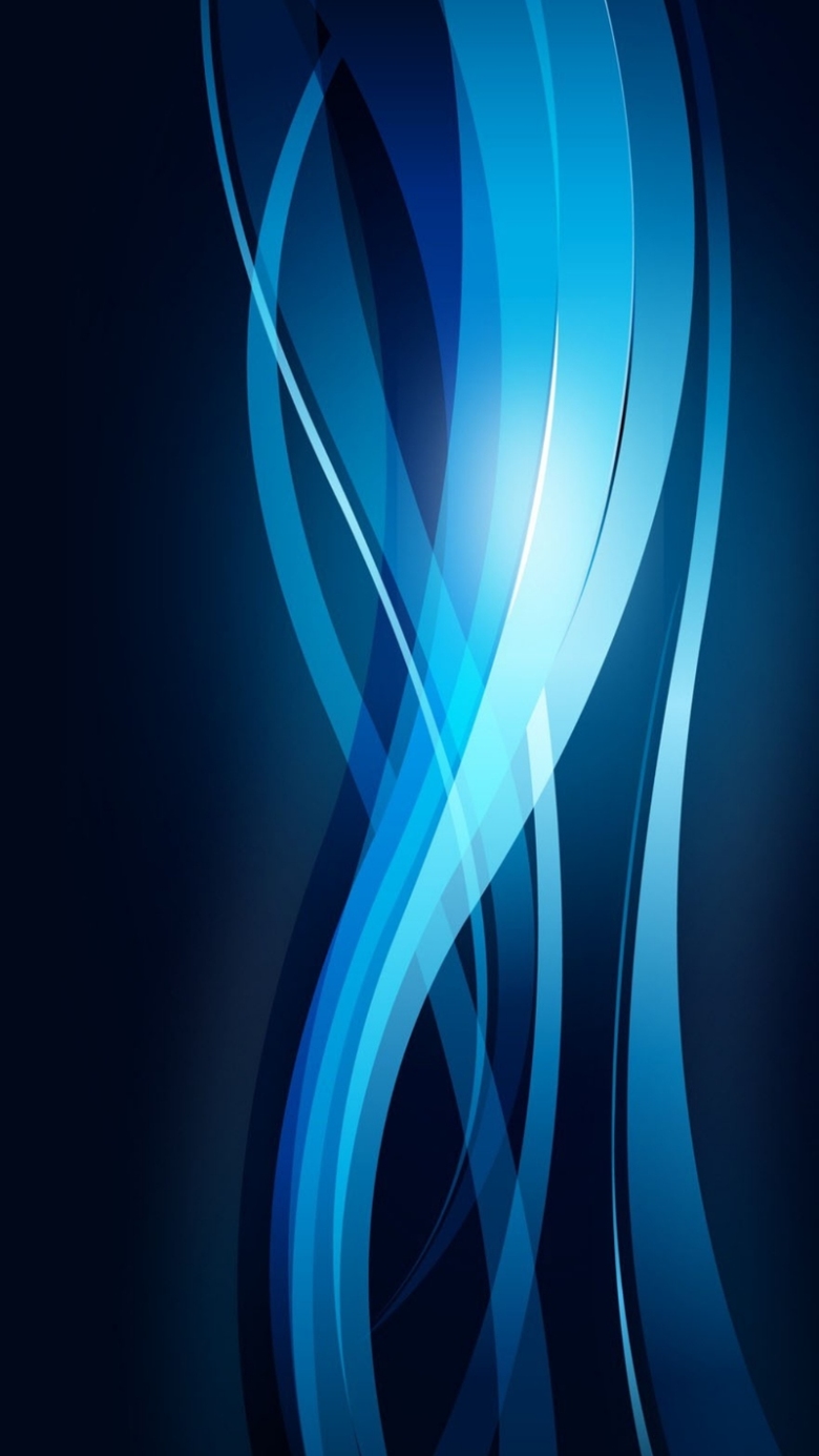 渐变蓝色曲线发光h5背景素材