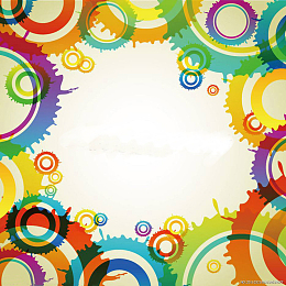 炫彩缤纷的几何图形背景