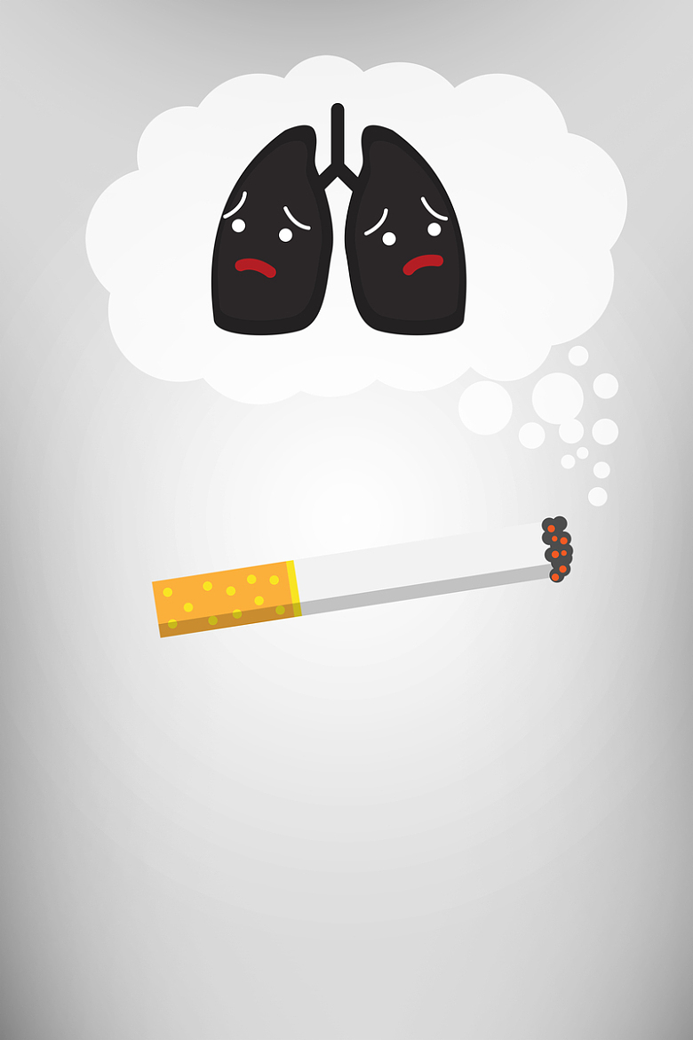世界无烟日爱护健康节日海报