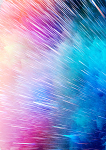 3D立体幻彩放射线海报