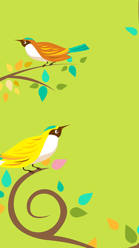 小鸟h5背景