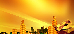 金融投资理财商务网页banner背景