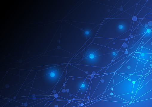 商务科技蓝色海报背景