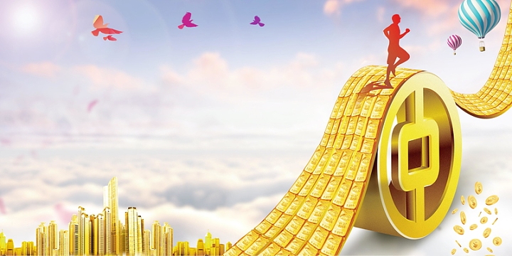 投资理财金融企业海报