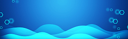 IT网络科技数据波浪banner海报背景