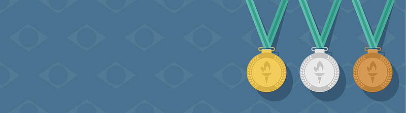 奥运奖牌背景banner