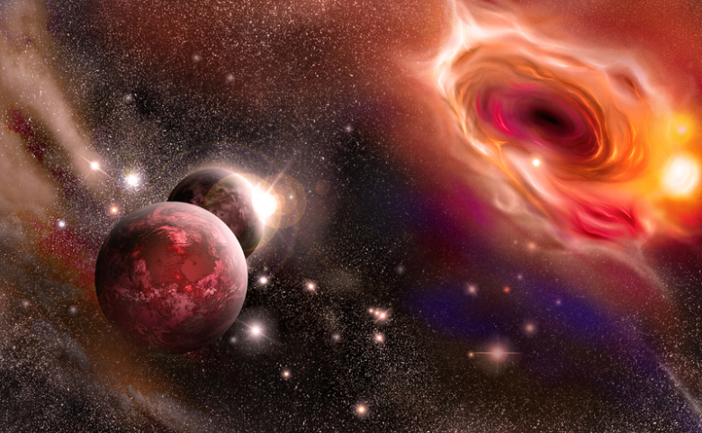 浩瀚无垠宇宙星球瑰丽景观