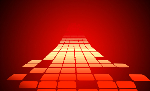 红色立体名片背景素材