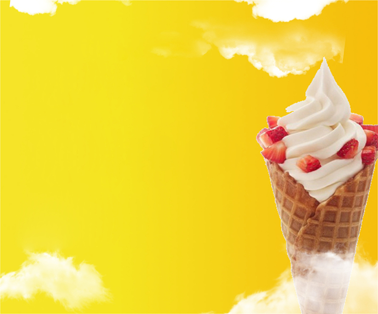 夏日冰淇淋海报背景