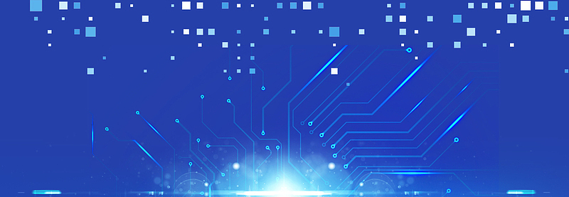 商务科技蓝色电商banner
