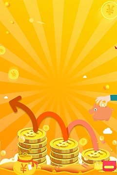 投资理财金融企业背景素材