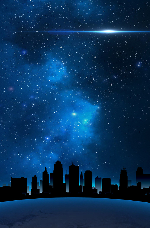 熄灯一小时环保宣传海报背景