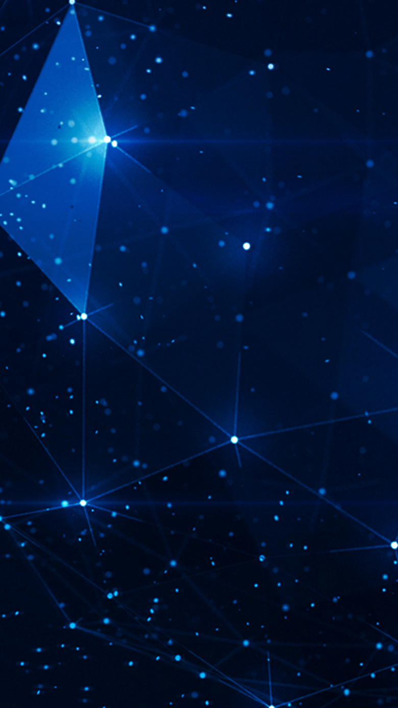 蓝色几何科技感h5背景