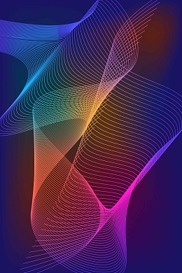 酷炫几何线条科技感