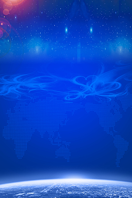 蓝色地球科技平面广告