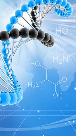 蓝色分子化学式h5背景jpg化学检验海报背景psdjpg简约化学实验教室psd