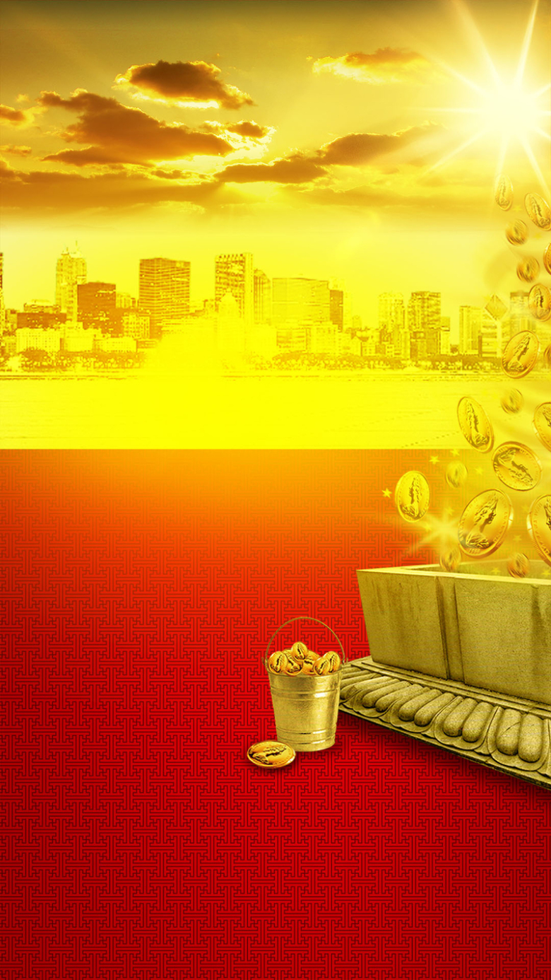 金融理财投资psd分层h5背景