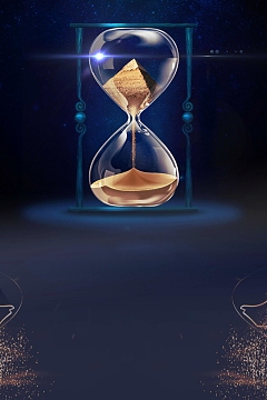 大气黑金讲究效率争分夺秒背景素材