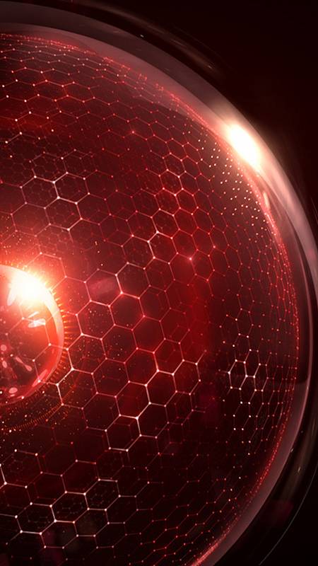 大气炫酷红色科技感h5背景