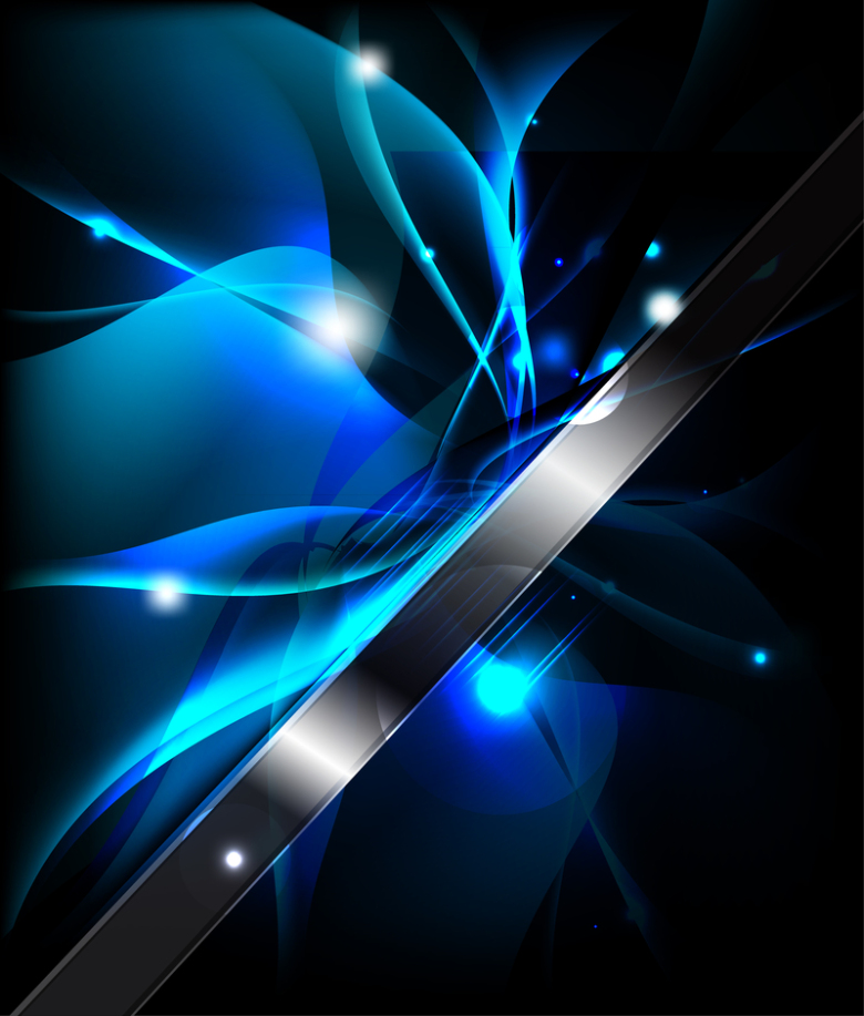 动态光矢量剪辑艺术形象背景