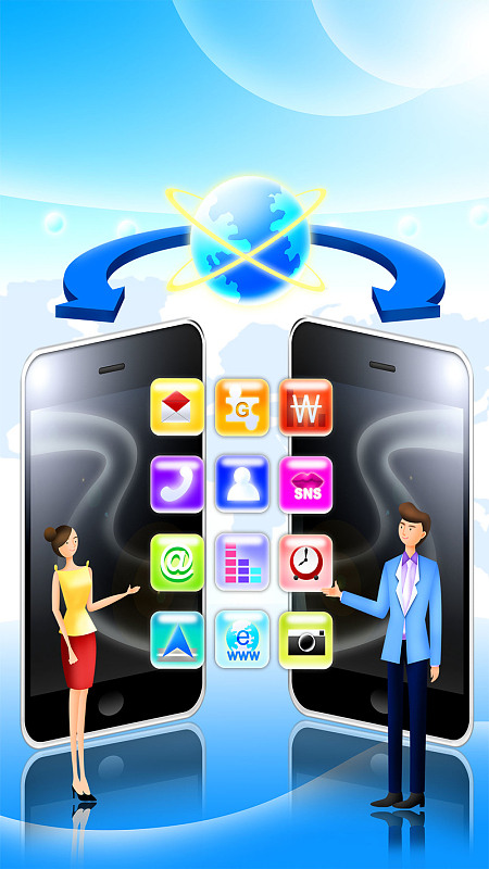 移动通信H5背景