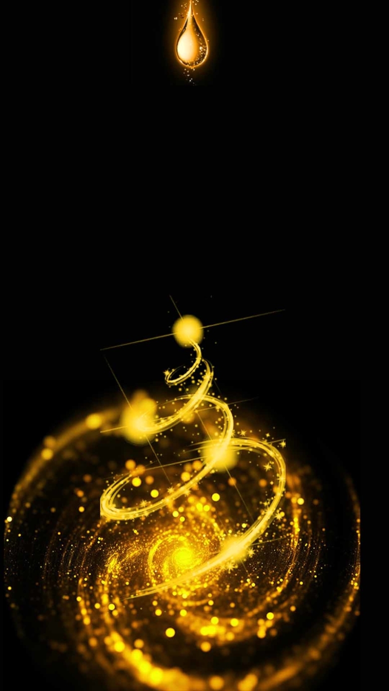 黑色高端大气护肤品光束h5背景素材