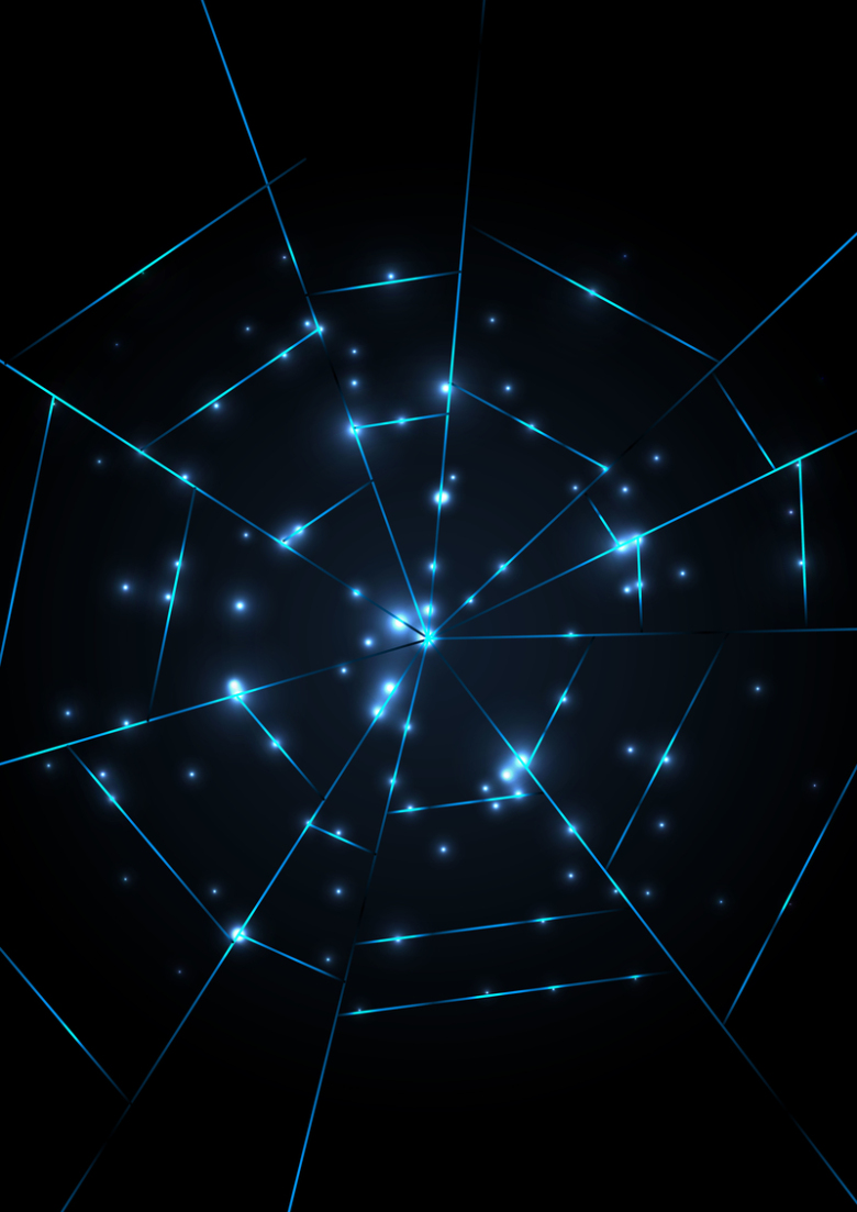 蓝黑色,几何,炫光,矢量,科技,蛛网纹,背景,科技感,科技风,高科技,科幻