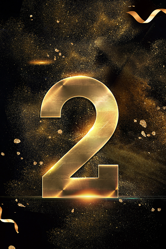 黑金大气开业倒计时宣传海报