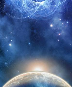 创意科幻海报背景
