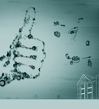 企业文化表扬大拇指房子