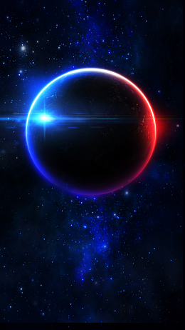 科技炫光星空商务H5背景素材