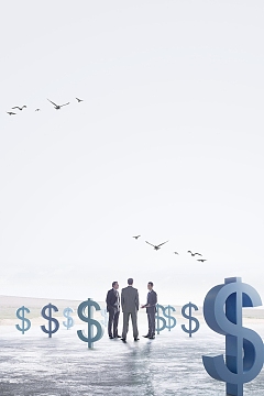 投资理财金融企业PSD分层