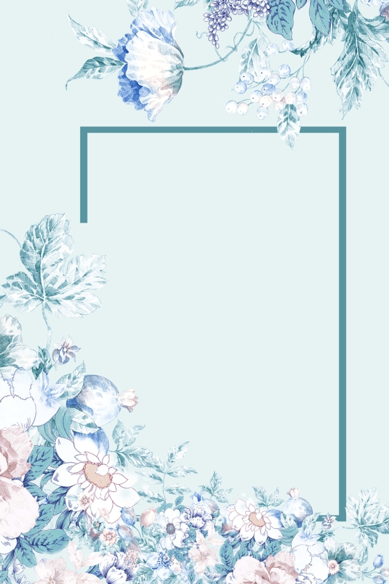 小清新夏季促销海报