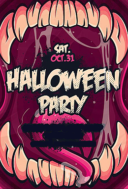 万圣节恐怖封面设计