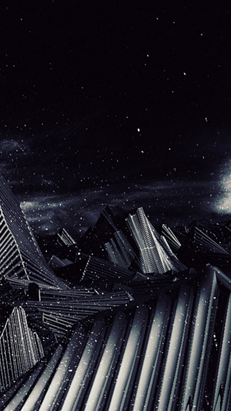 大气炫酷梦幻科技感h5背景jpg梦幻雪花模型h5背景jpg科技梦幻商务黑色