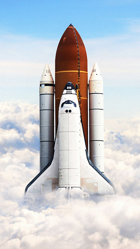 航天飞机h5背景