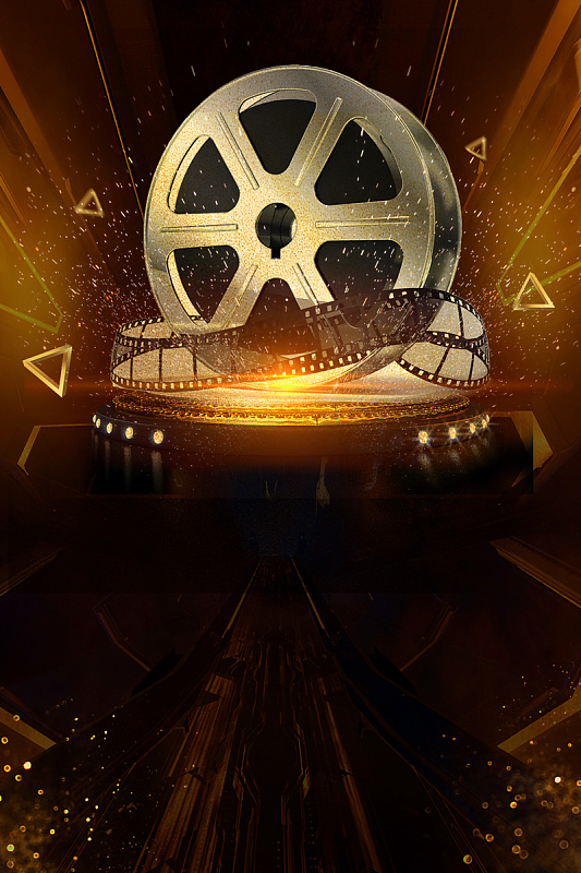 电影海报宣传背景素材_电影海报宣传背景图片下载_觅元素