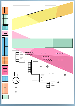 简约手绘科技海报背景素材