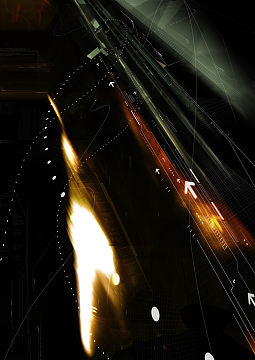 黑色大气酷黑高科技背景