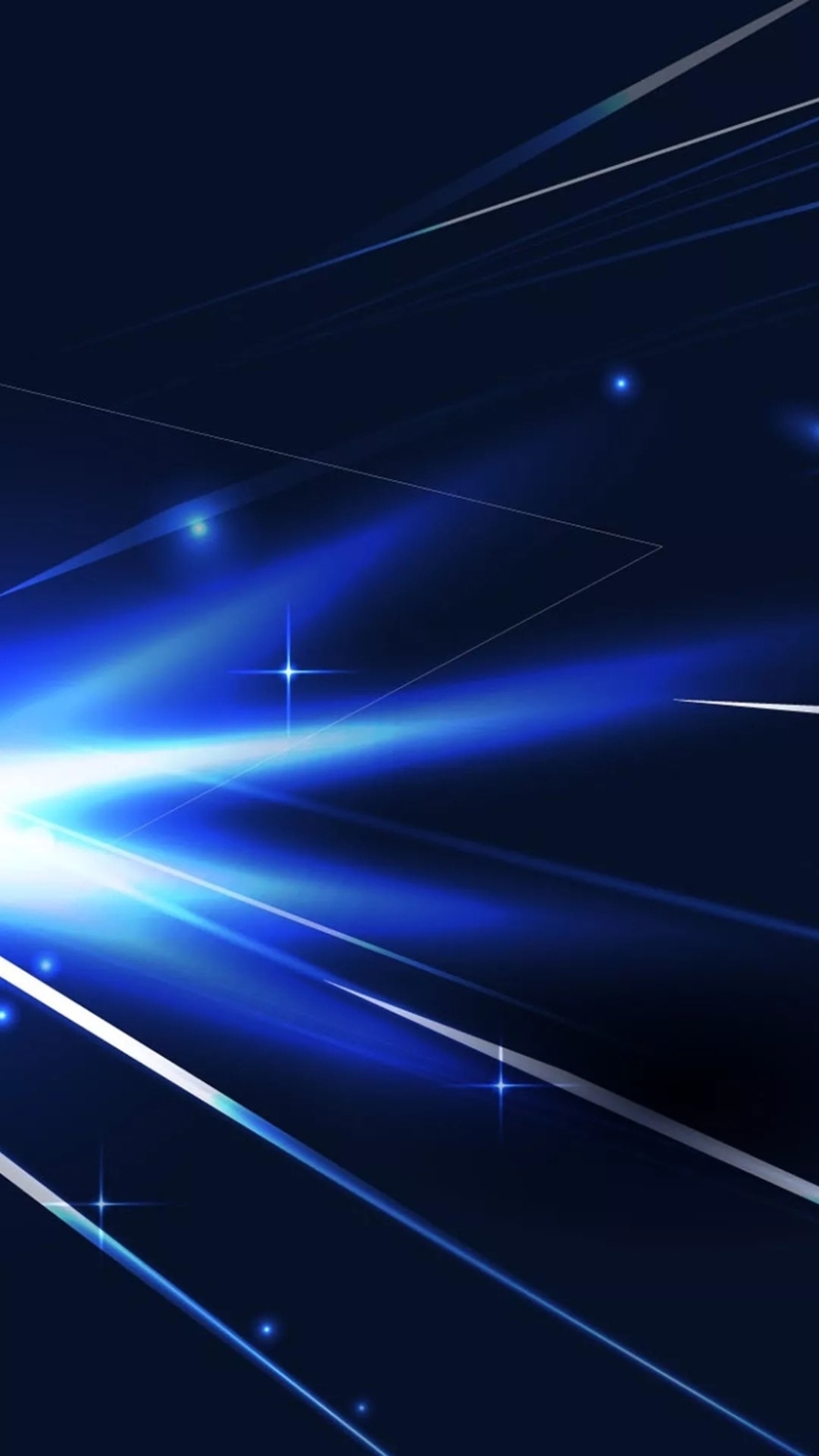 蓝色抽象炫彩光效h5背景