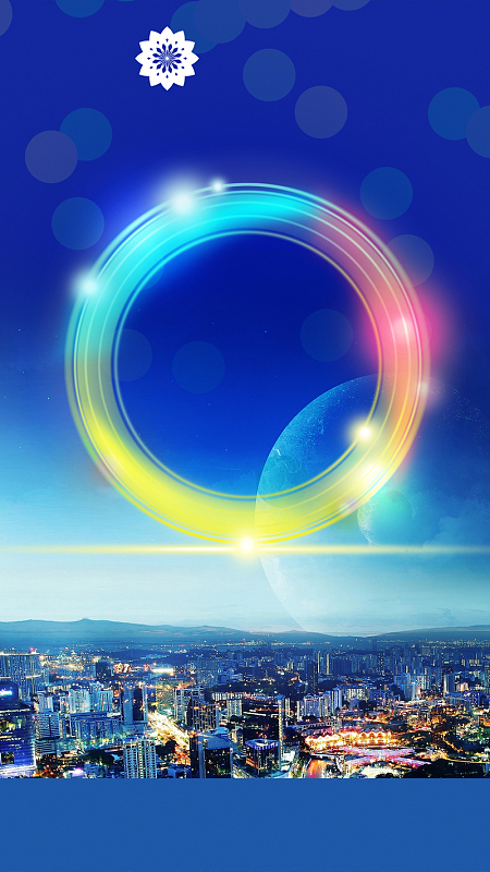 感恩企业文化黑色科技感黑色海报背景psdjpg白云蓝色地球英文字母科技