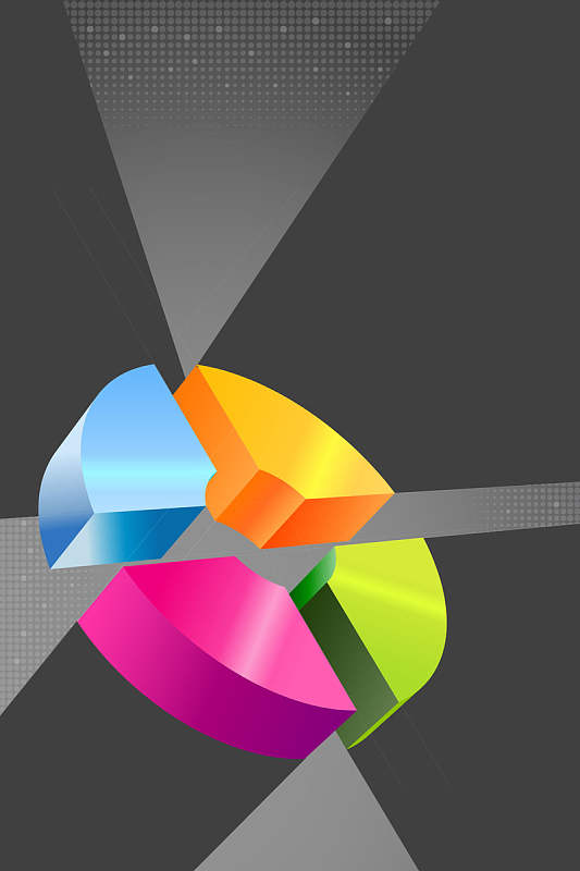 矢量数据分析商业商务背景