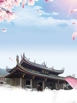 大气创意厦门旅游促销海报背景模板